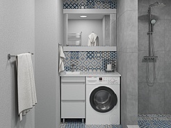 Stella Polare Раковина под стиральную машину Мадлен 105 L белая – фотография-3